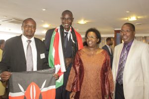 Mr. Gideon Odhiambo at a National Consultation Forum with Faith Leaders on National Cohesion and Poverty Eradication